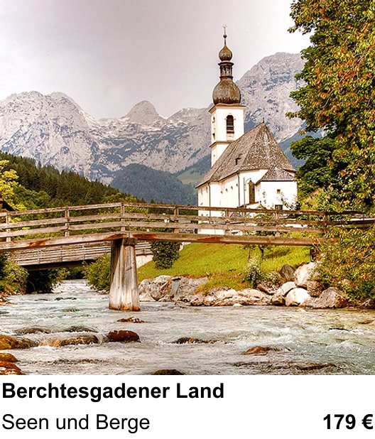 Themenbezogener Fotokurs für Aufnahmen zu Berchtesgadener Land: Seen und Berge