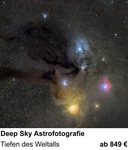 Themenbezogener Fotokurs für Aufnahmen zu Deep Sky Astrofotografie: Tiefen des Weltalls