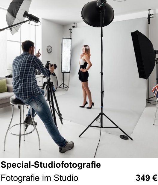 Special-Studiofotografie trainieren im Fotokurs in Wiesbaden